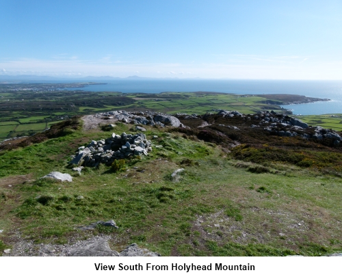 View south from Holyhead Mountain