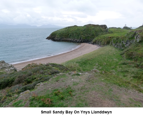 Small sandy bay