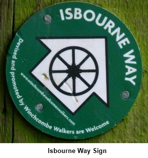 Isbourne Way marker