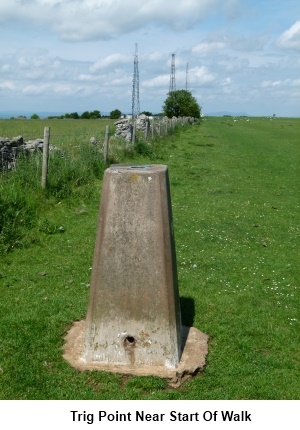 Trig. point on Cleeve Hill Common