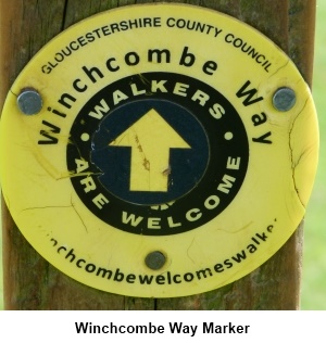 Winchcombe Way marker