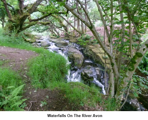 Waterfalls on the River Avon