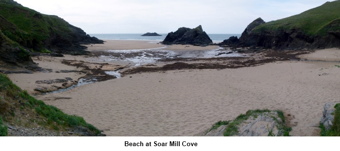 Beach at Soar Mill Cove