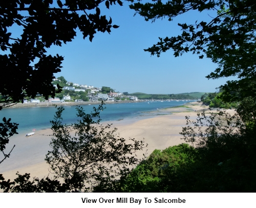 View over Mill Bay at Salcombe