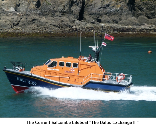 Lifeboat The Baltic Exchange III based at Salcombe