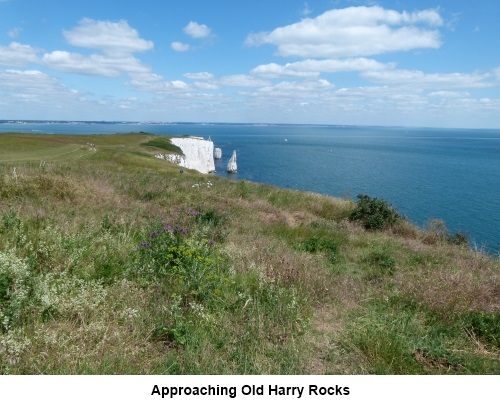 Approaching Old Harry Rocks