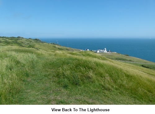 View back to the lighthouse