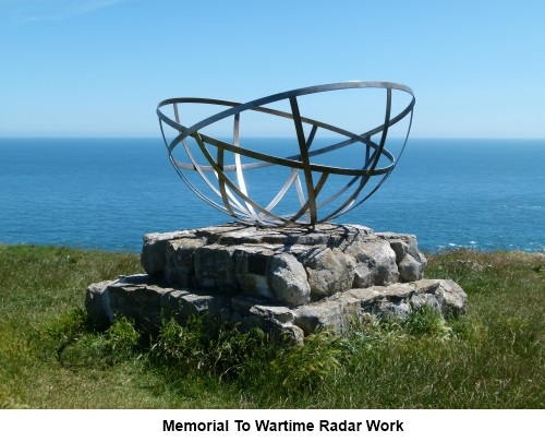 Memorial to Wartime Radar work at St. Alban's Head