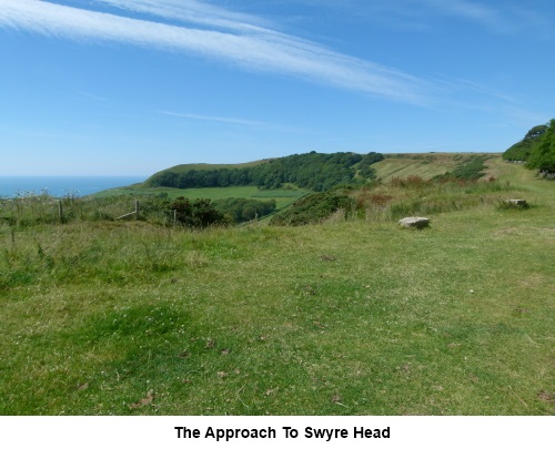 The approach to Swyre Head