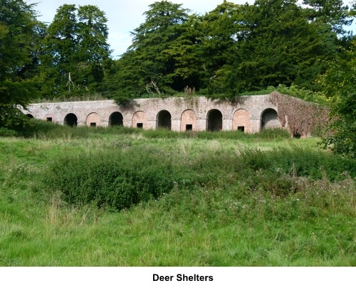 Deer shelters at Londesborough Park