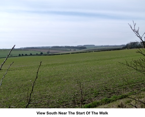 View south near start of the walk