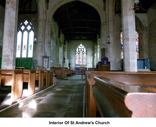 Interior of St Andrews Church