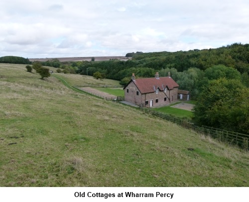 Wharram Percy old cottages