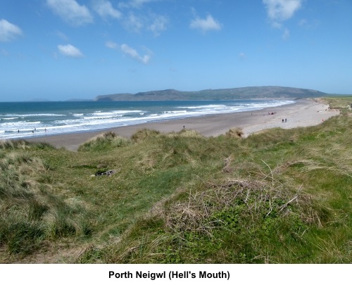 Porth Neigwl, Lleyn Peninsula or Hells Mouth