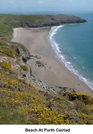 Beach at Porth Ceiriad