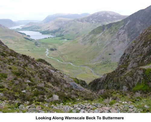 View along Warnscale Beck to Buttermere