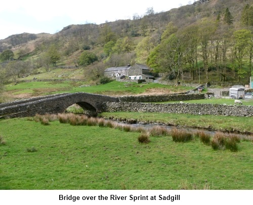 Bridge over River Sprint at Sadgill