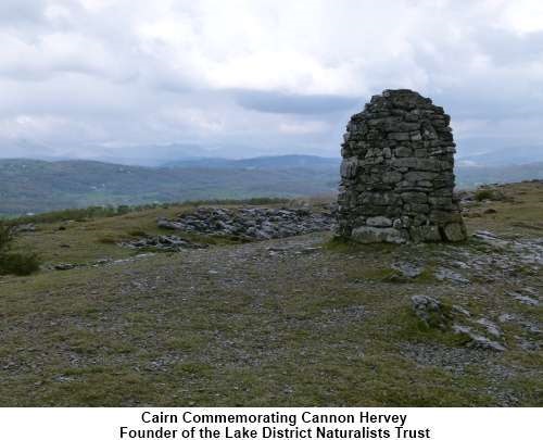 Cairn commemorating Cannon Hervey