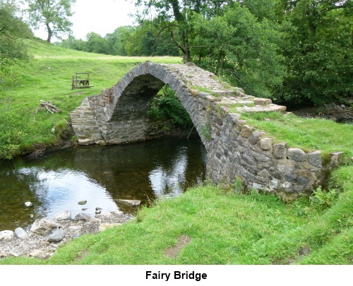 Swanside Bridge also known as Fairy Bridge, over Swanside Beck.