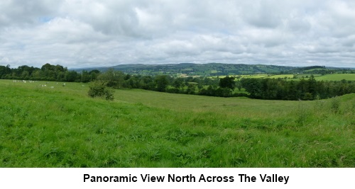 Panoramic view across the Ribble valley.
