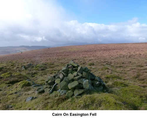 Cairn on Easington Fell