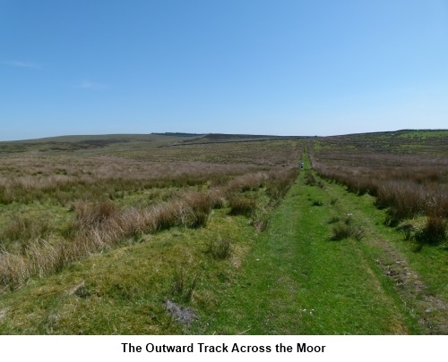 Outward track across moor
