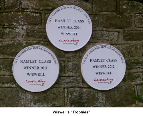 Lancashire Best Kept Village, hamlet class winners trophies