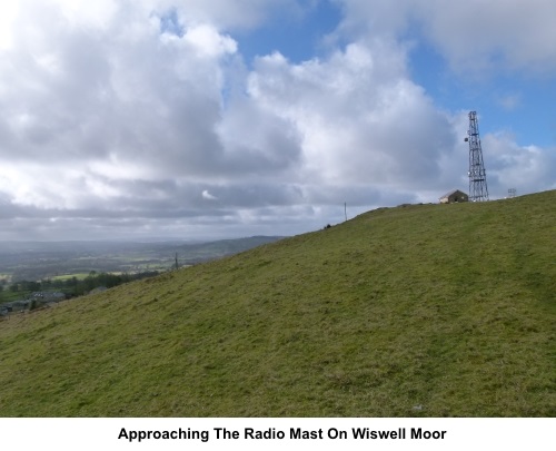 Radio mast on Wiswell Moor