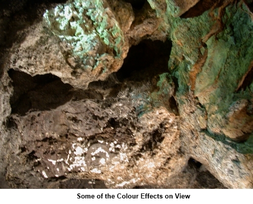 Inside La Cueva de los Verdes