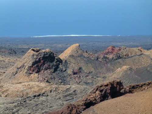 Volcanic landscape at Timanfya
