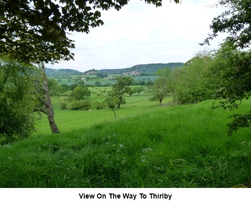 View on the way to Thirlby