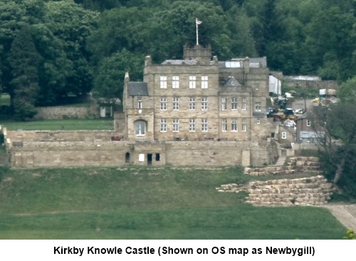 Kirkby Knowle castle