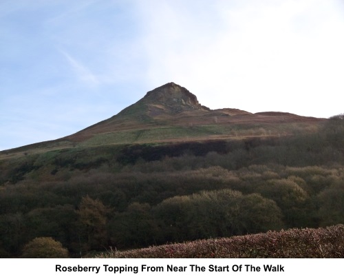 Roseberry Topping from near the start of the walk