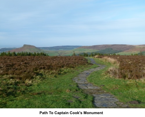 Path to Captain Cooks Monument