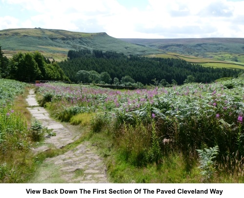 First section of the paved Cleveland Way