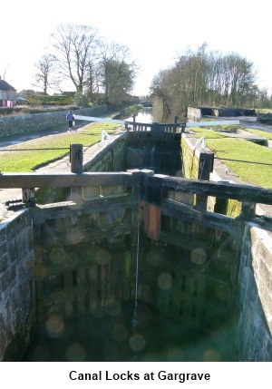 Canal locks at Gargrave