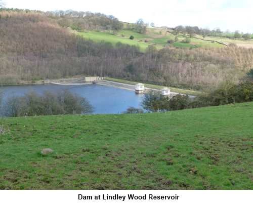 Lindley Wood Reservoir dam