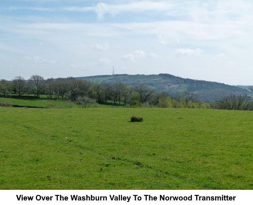View over the Washburn Valley to the Norwood transmitter.