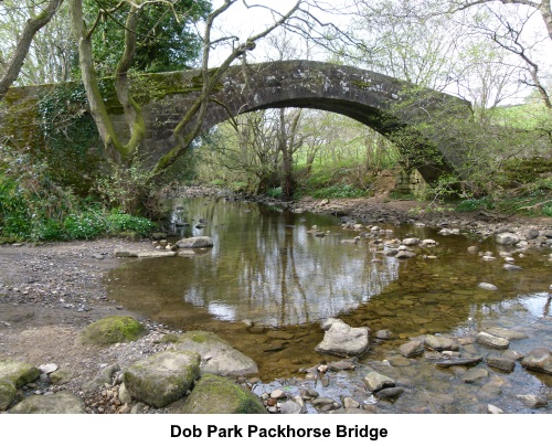 Dob Park packhorse bridge.