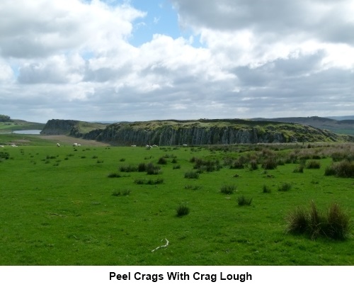 Peel Crags with Crag Lough