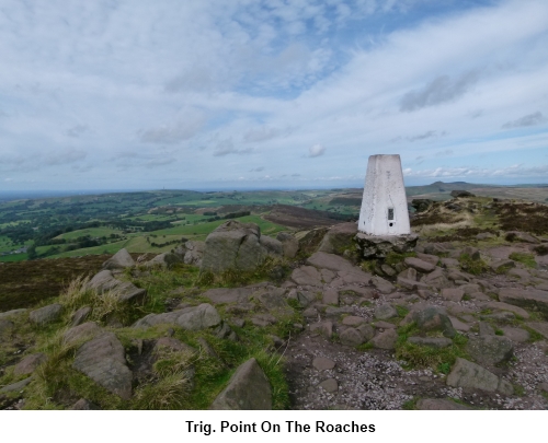 Trig. point on The Roaches