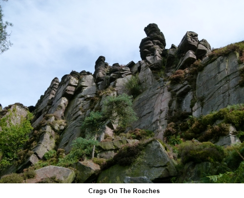 Crags on The Roaches