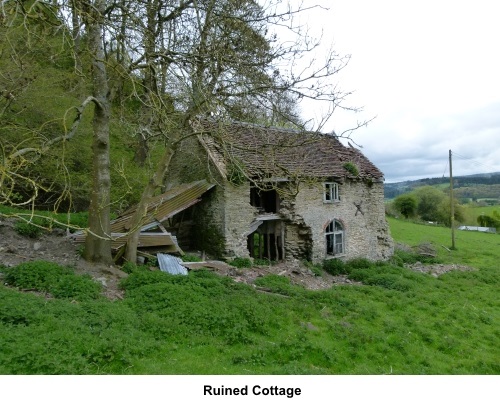 Ruined cottage at Stowe