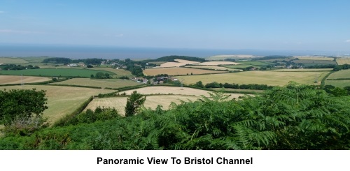 Panoramic view of the Bristol Channel