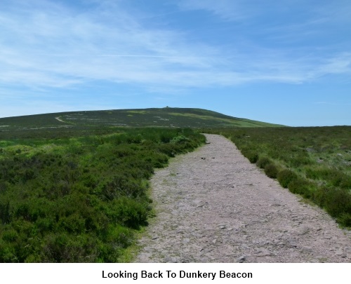 Looking back towards Dunkery Beacon