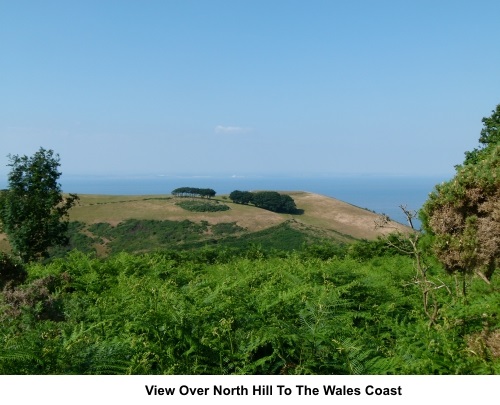 View over North Hill to the Wales Coast