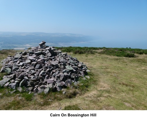 Cairn on Bossington Hill