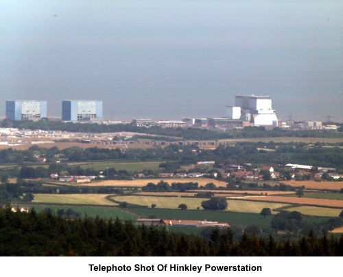 Telephoto shot of Hinkley Power Station