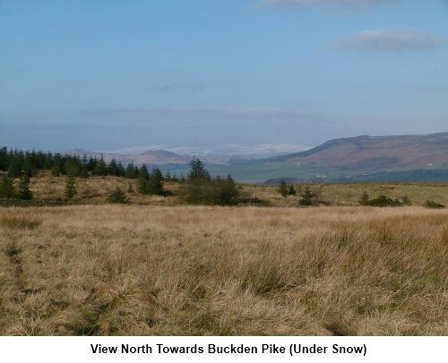 View north to Buckden Pike