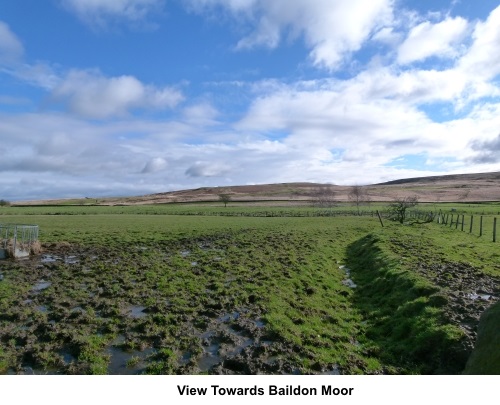 View towards Baildon Moor